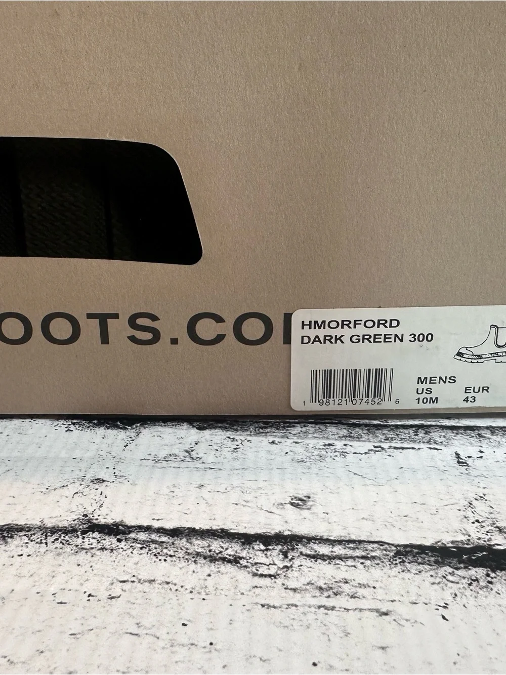 Hunter Men's Chelsea Rain Boots in Olive
